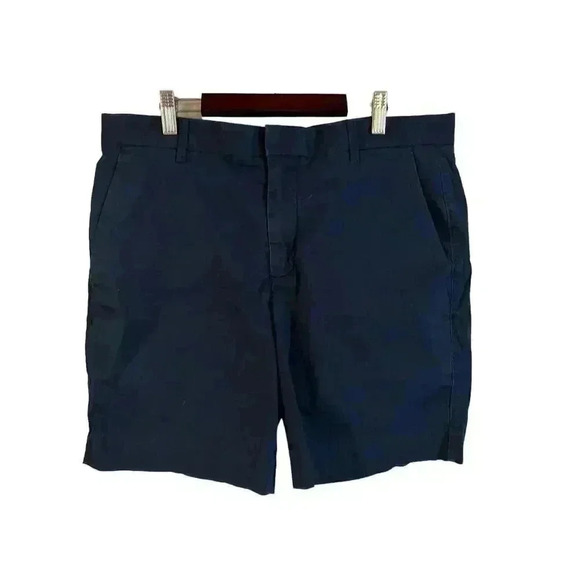 Everlane Men’s Casual Chino Shorts Navy Blue Size 33 Cotton Pockets - Picture 1 of 6